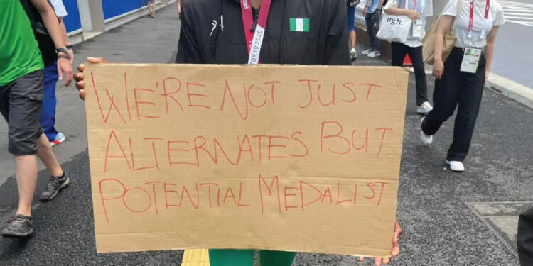 Disqualified Nigerian Track and Field Athletes Protest in Tokyo