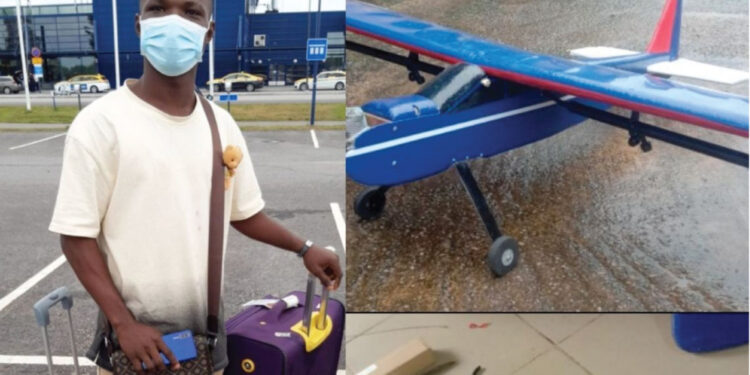 Foreign Company Hires Nigerian Man Who Makes Drones With Local Materials, Flies Him To Finland