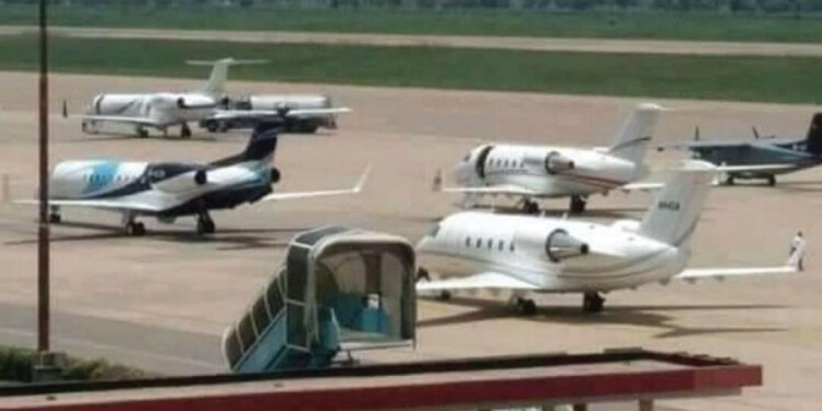 How Govs, Others Blew Millions On 50 Jets To Attend Buhari Son’s Wedding