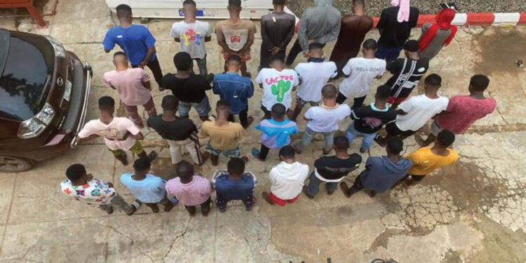 EFCC Arrests 30 Suspected ‘Yahoo-Yahoo Boys’ in Ilorin