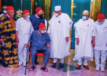 Buhari To Igbo Leaders: Your Demand For Nnamdi Kanu’s Release Is Heavy. I’ll Consider It