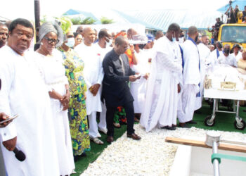 Reverend Akinola Laid To Rest Amidst Tears