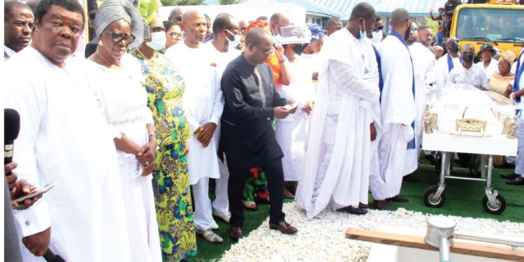 Reverend Akinola Laid To Rest Amidst Tears