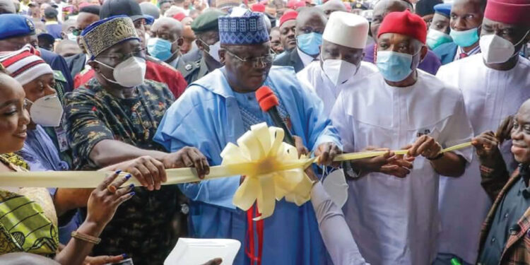 Senate President Promises To Support Enyimba Automated Shoe Company