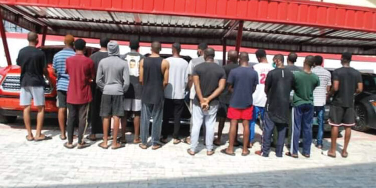 EFCC Arrests 40 Suspected Internet Fraudsters In Port Harcourt