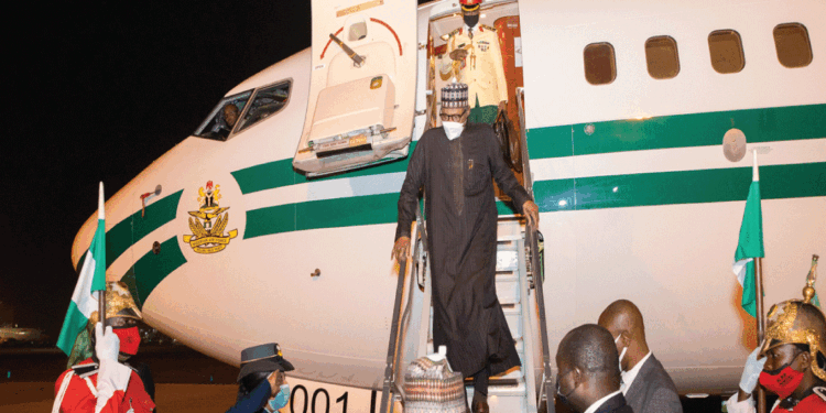 Buhari Returns From Rwanda