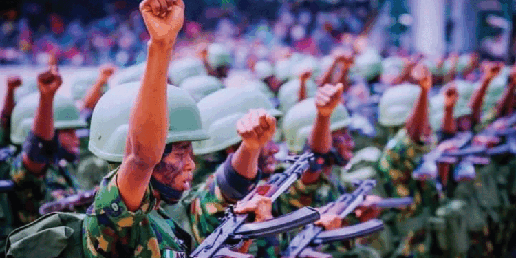 3 Soldiers Slump At Democracy Day Parade In Abuja