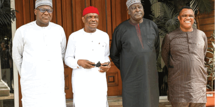 APC Chieftains Dogara, Babachir Meet Wike… Say Bible Enjoins Christians To Visit One Another