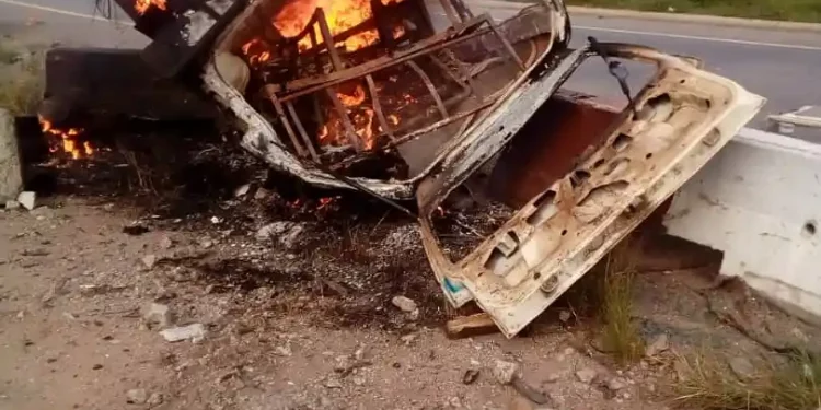 10 roasted to death in ghastly road accident