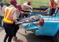 Head-on collision between nissan caravan and mark truck claims five lives in Akwa Ibom