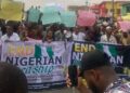 Youths protest biting economic hardship