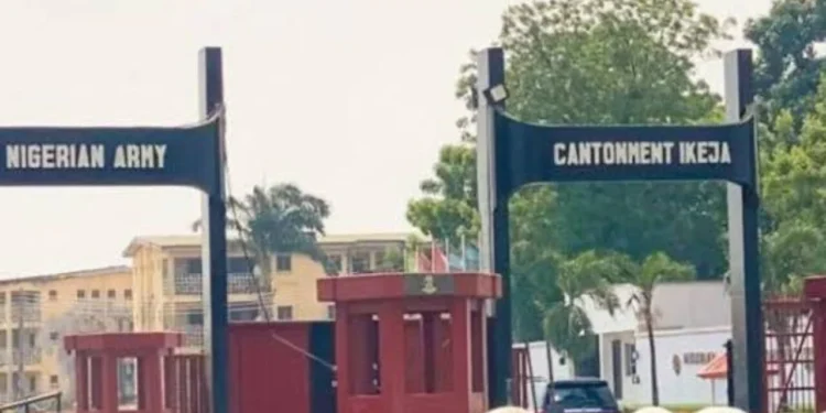 Army engineers conduct investigation after explosion at farmland in Ikeja cantonment