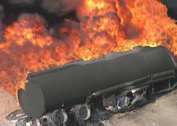 Another oil tanker explosion leaves 8 dead, buildings razed