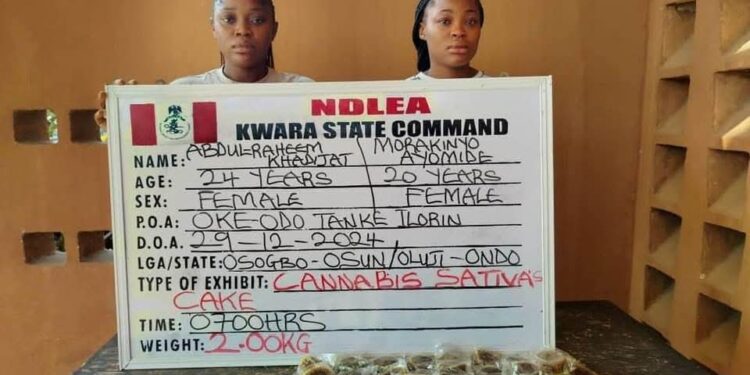 NDLEA nabs 2 ladies for producing drug laced cakes for students