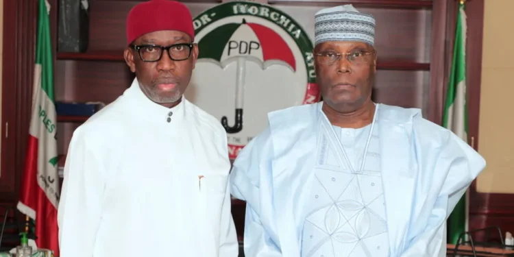 Atiku is on his way out of PDP – Okowa
