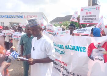 APC youths want EFCC to probe corruption allegations against defense minister, Matawalle