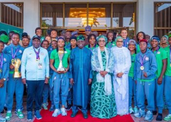 Netizens frown at Tinubu’s 100,000 dollars reward to super falcons, draw comparison with police officers