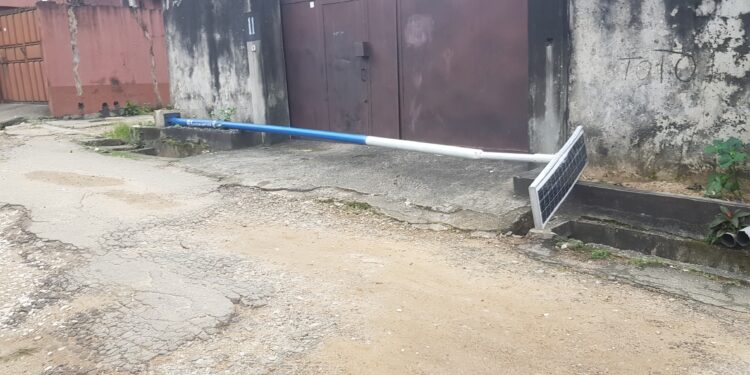 Newly installed NDDC solar lights are falling in our streets – Port Harocurt Residents report
