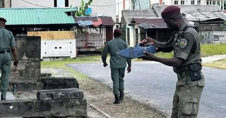 60-year-old man arrested in connection with suspected IED explosion at Bayelsa state secretariat complex